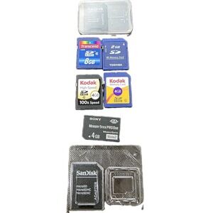 Mixed Lot of 7 SD Memory Cards 2GB-8GB Class 10 High Speed P2